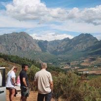 People in a vineyard